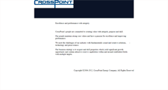 Desktop Screenshot of crosspointenergy.com