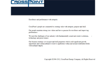 Tablet Screenshot of crosspointenergy.com